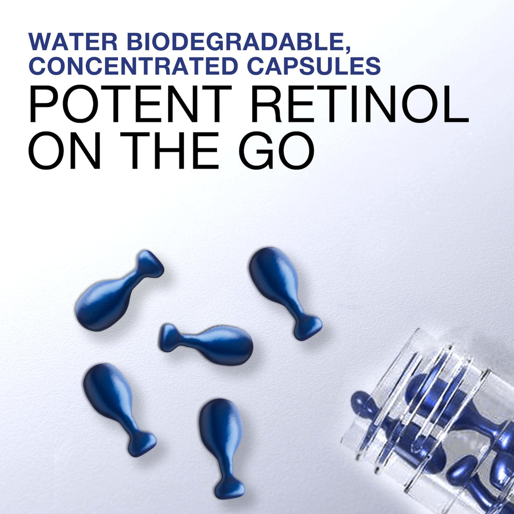 Neutrogena Rapid Wrinkle Repair twist-to-open capsule demonstrates hygienic usage