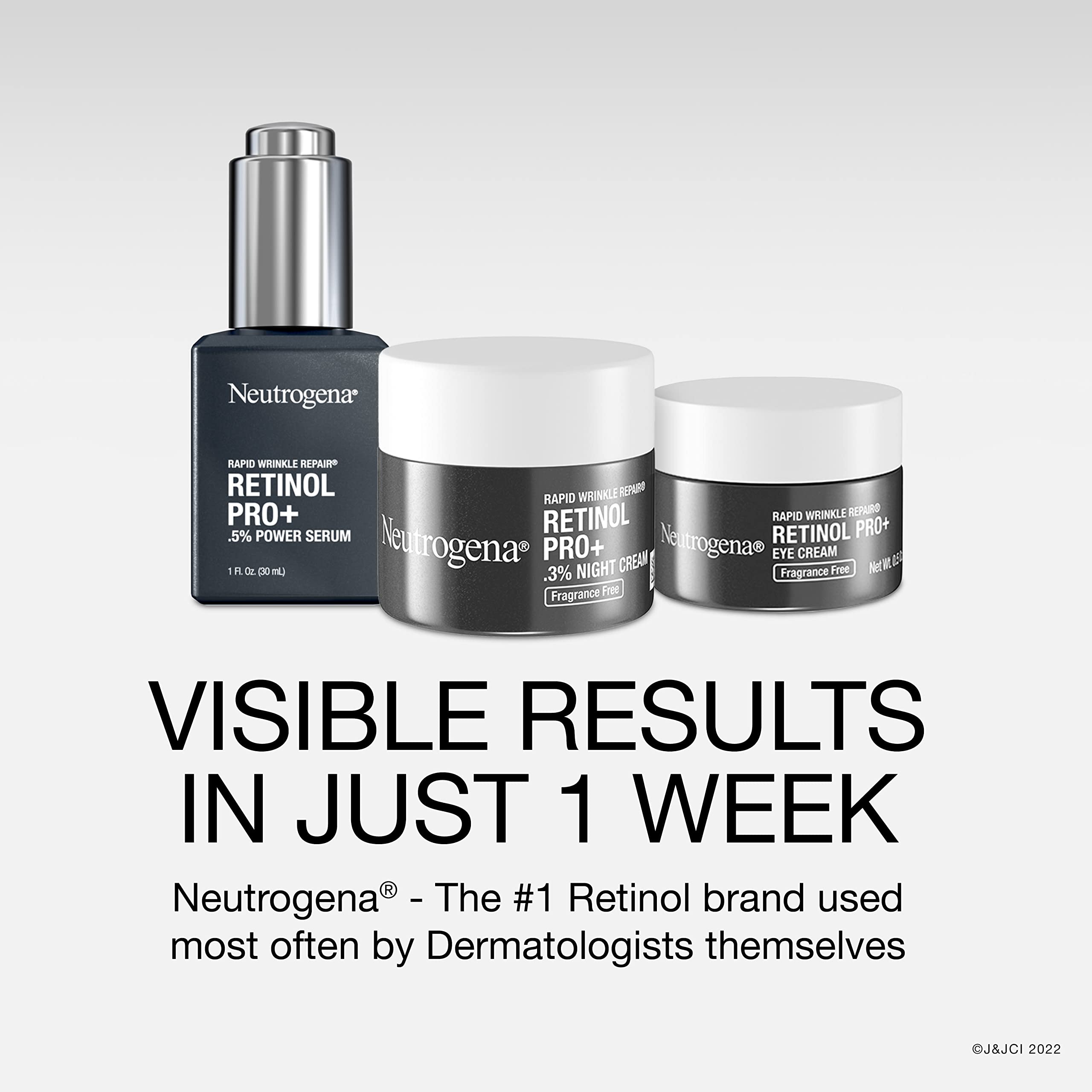 Neutrogena Retinol Pro+ Night Cream daily ritual application for refreshed skin