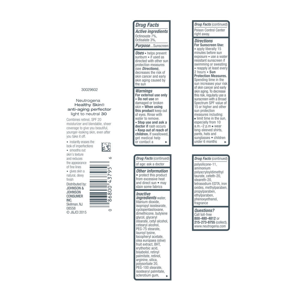 Neutrogena Retinol Tinted Moisturizer daily-use shot, part of a simple skincare routine.