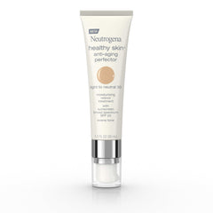 Neutrogena Retinol Tinted Moisturizer tube closeup, delivering lightweight hydration and subtle glow.
