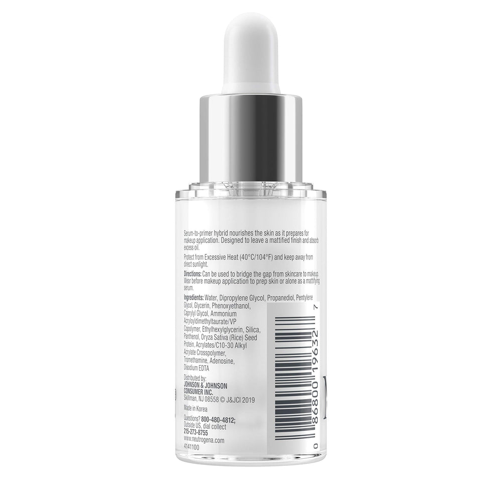 Neutrogena Shine Control lightweight formula sits on skin without heaviness.
