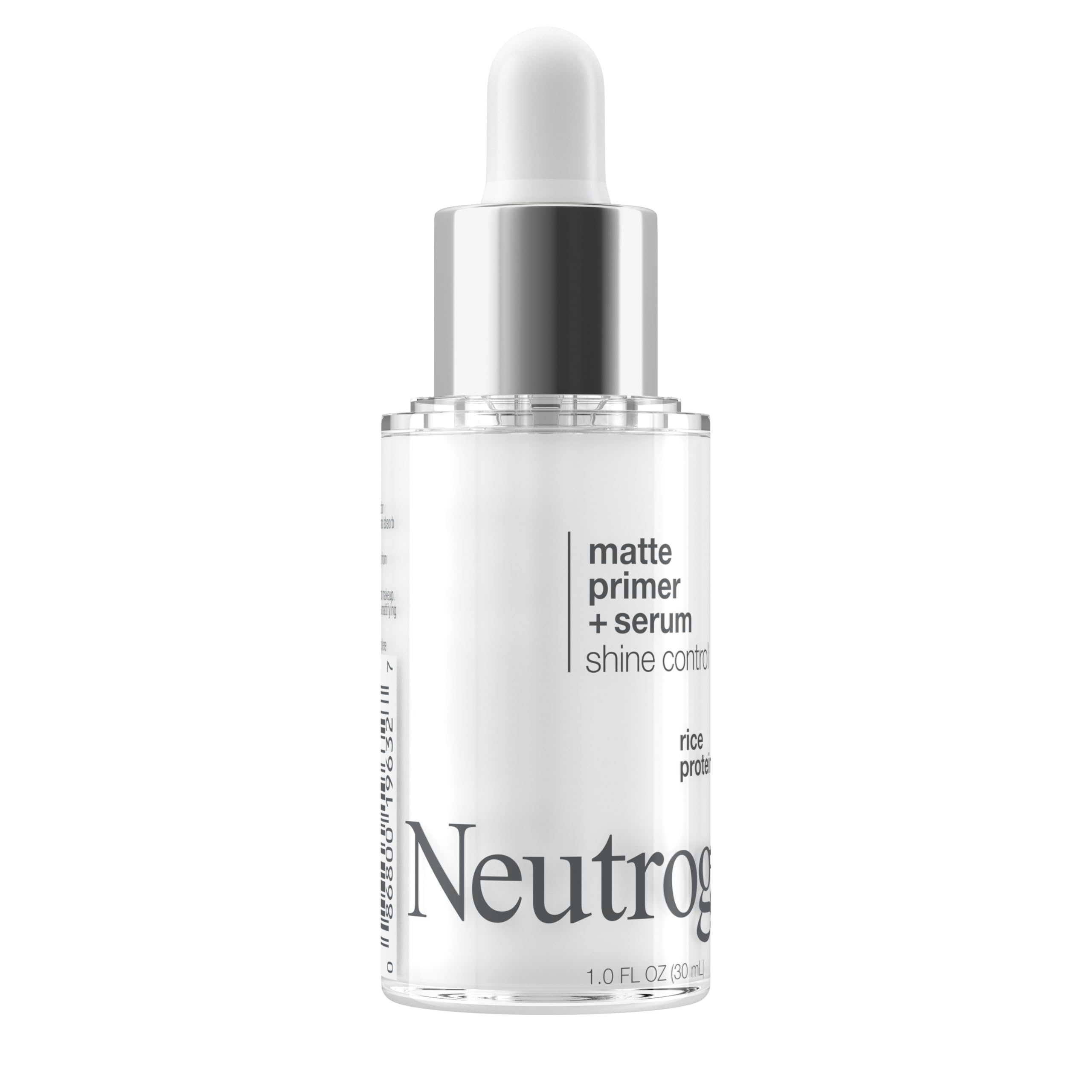 Neutrogena Shine Control matte finish on skin showcases shine-free complexion.