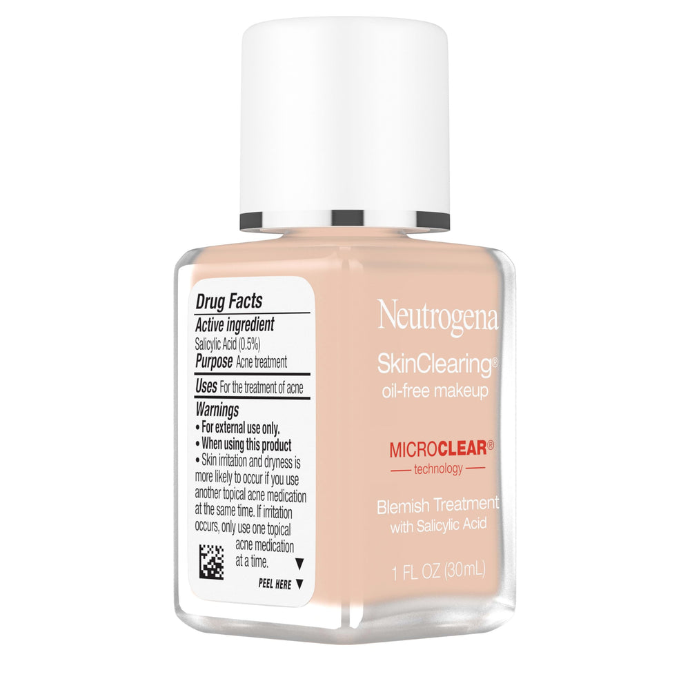 Neutrogena SkinClearing Oil-Free Foundation helps control shine while blending naturally.