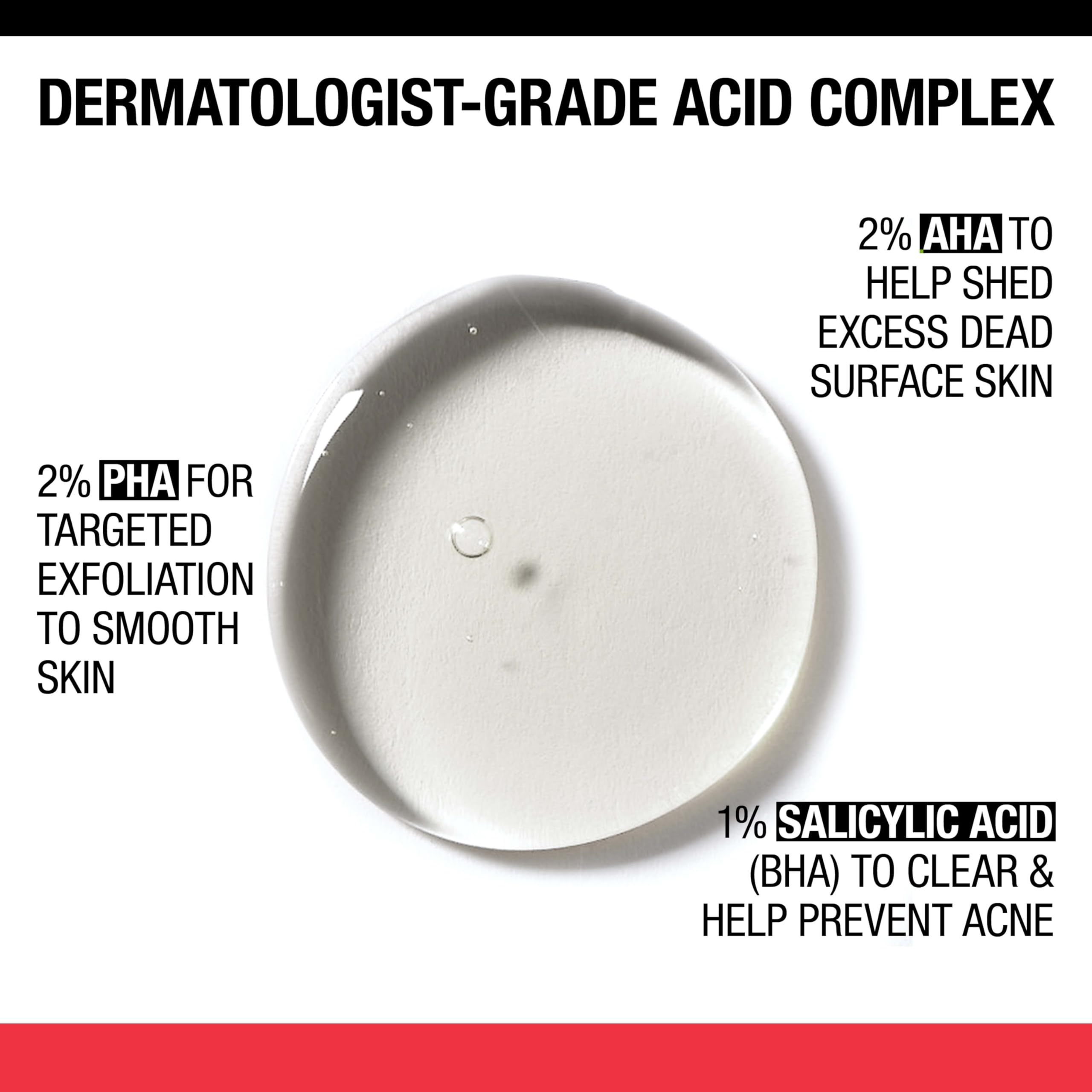 Neutrogena Stubborn Texture cleanser being massaged into skin for effective cleansing.