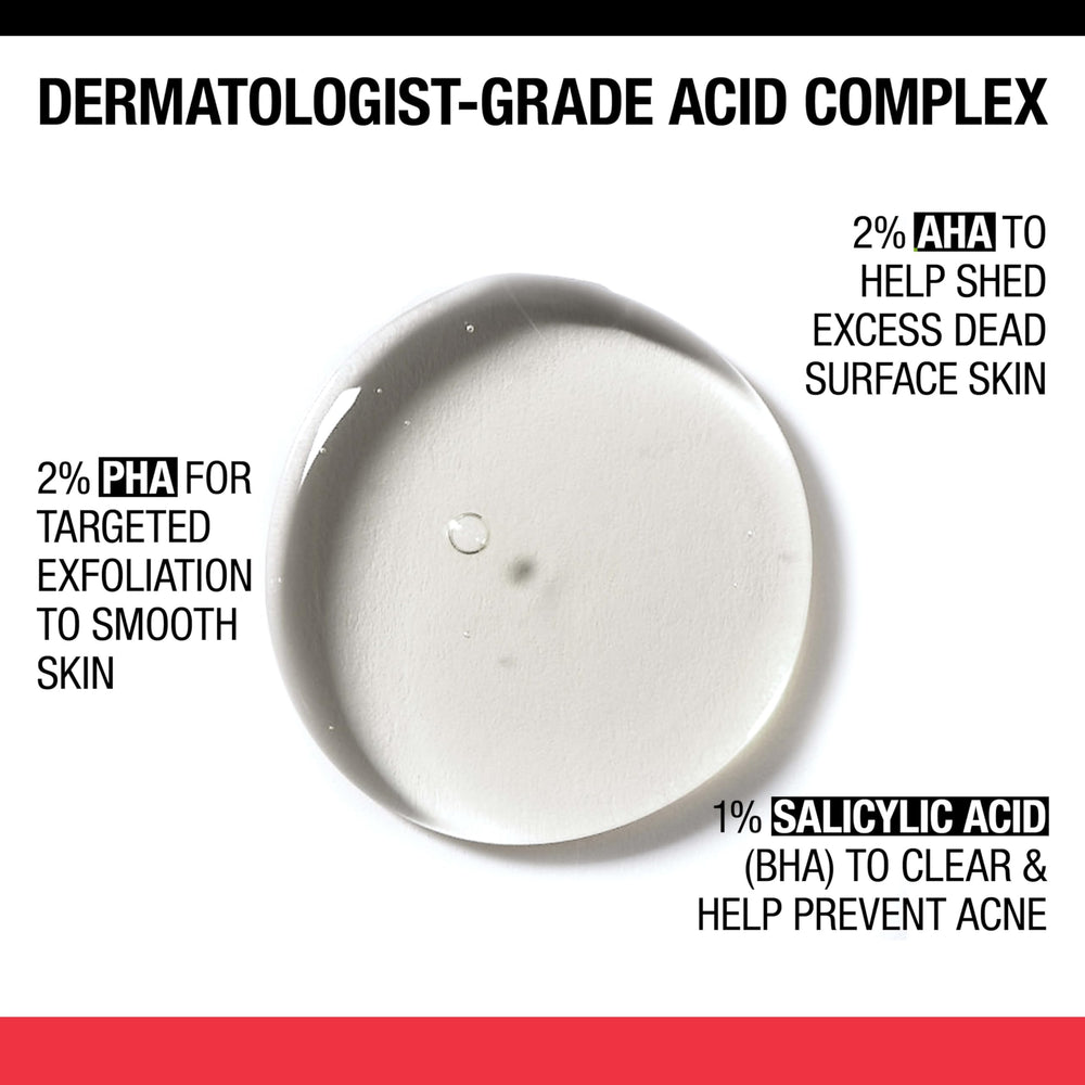 Neutrogena Stubborn Texture cleanser being massaged into skin for effective cleansing.