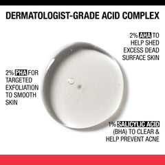 Neutrogena Stubborn Texture cleanser being massaged into skin for effective cleansing.