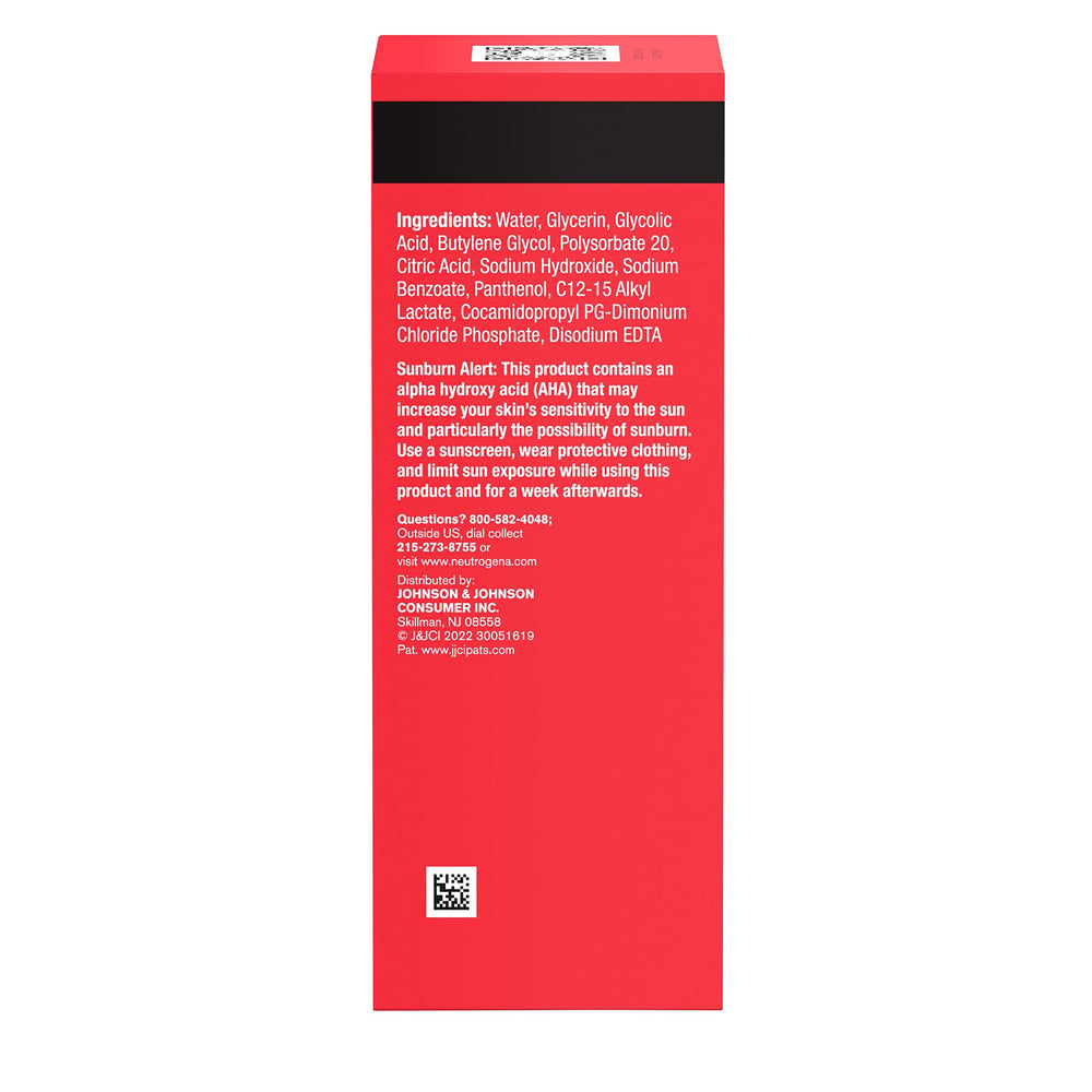 Neutrogena Stubborn Texture liquid exfoliant texture-improvement illustration