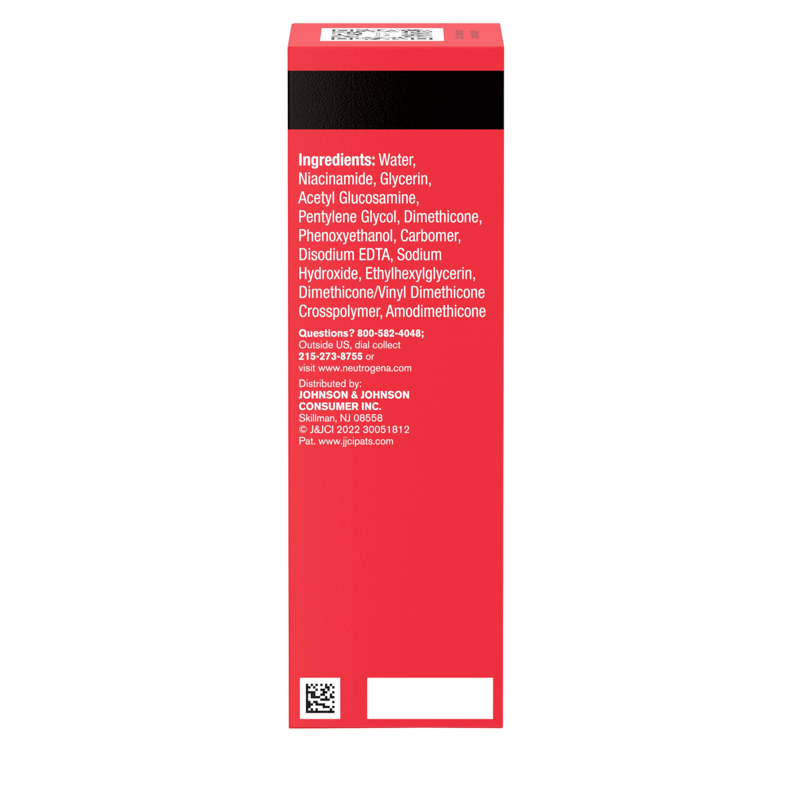 Fragrance-free Neutrogena packaging emphasizes a gentle daily routine