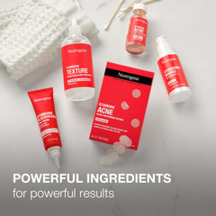 Neutrogena Ultra Gentle Body Gel Hydrator on back and chest for acne-prone hydration.