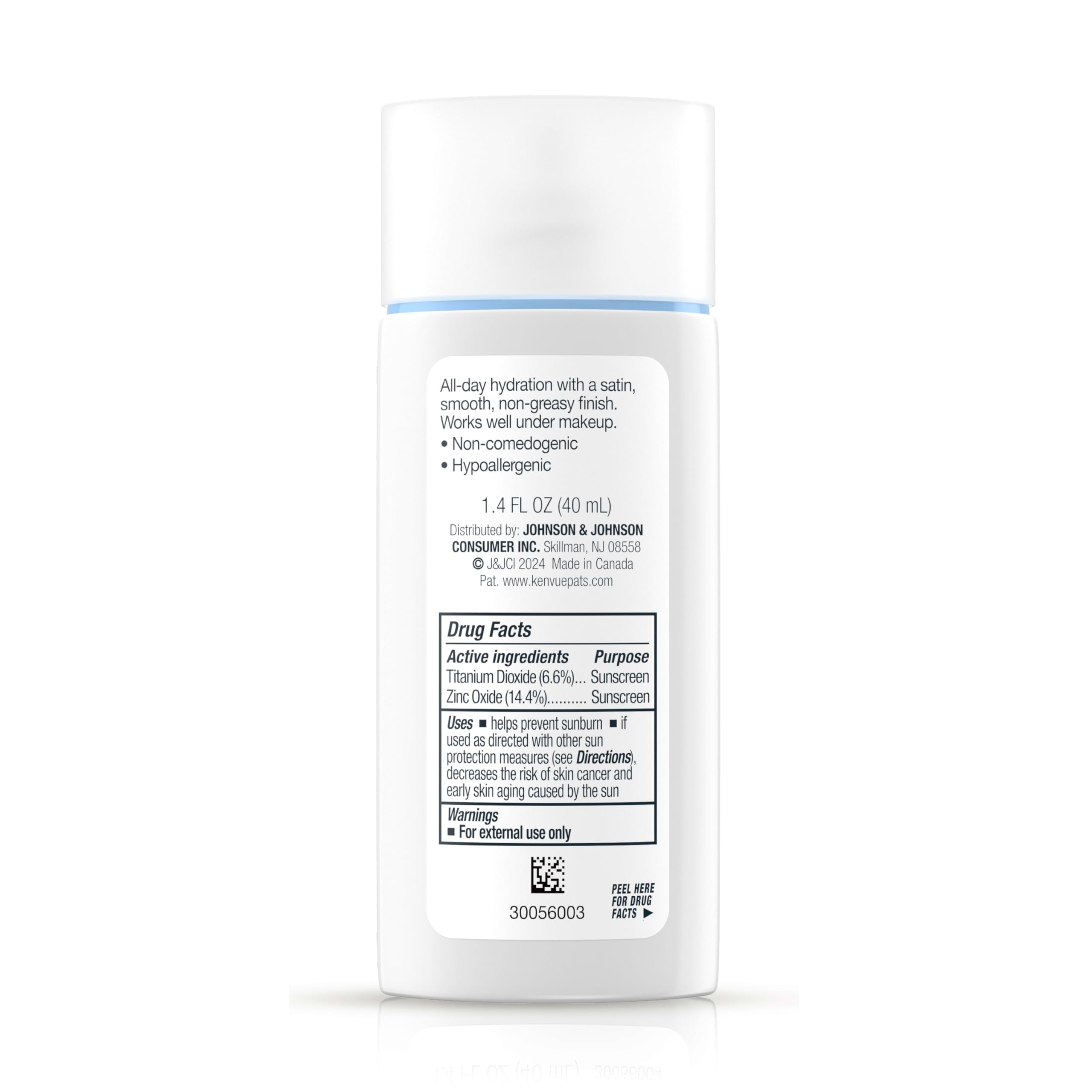 Neutrogena Ultra Sheer Mineral Face Liquid Sunscreen travel-friendly 1.4 oz tube.