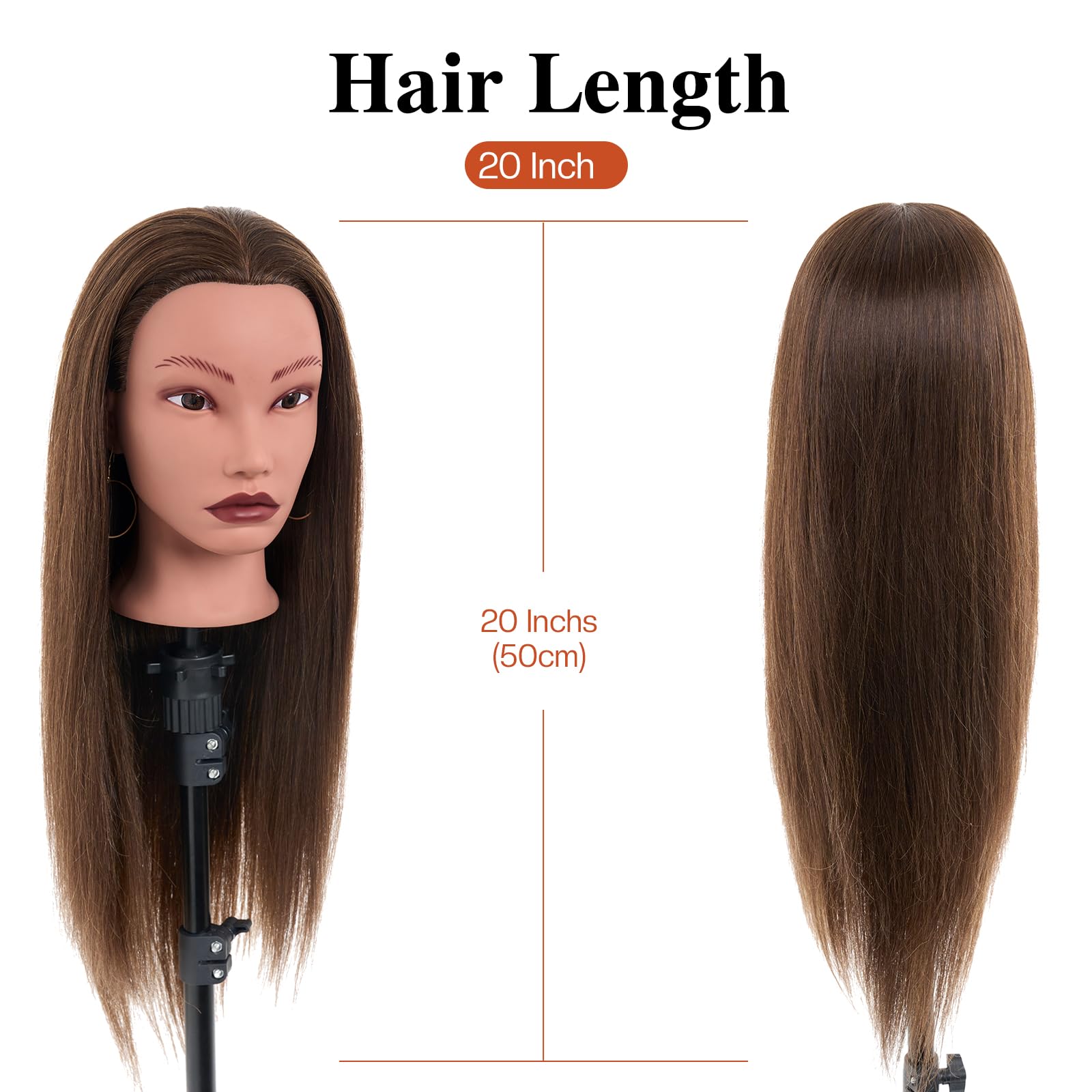 Neverland Beauty & Health 20-inch head suited for perming styling and cutting practice