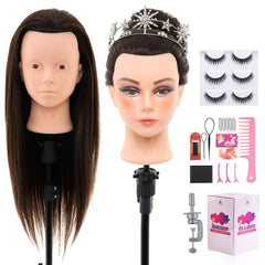 Neverland Beauty 28inch mannequin head with dense hair for braiding practice