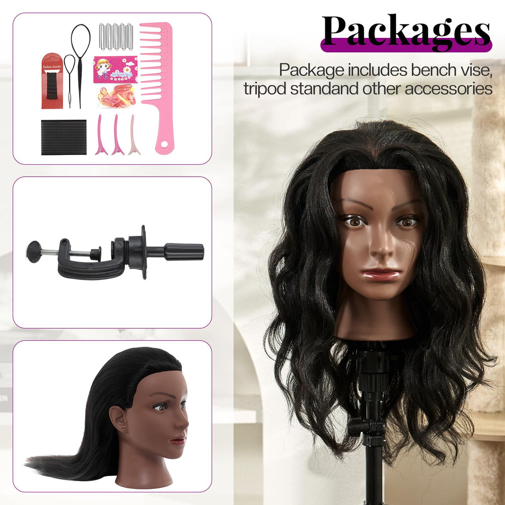 Neverland Beauty table clamp included for hands-free styling demonstrations.