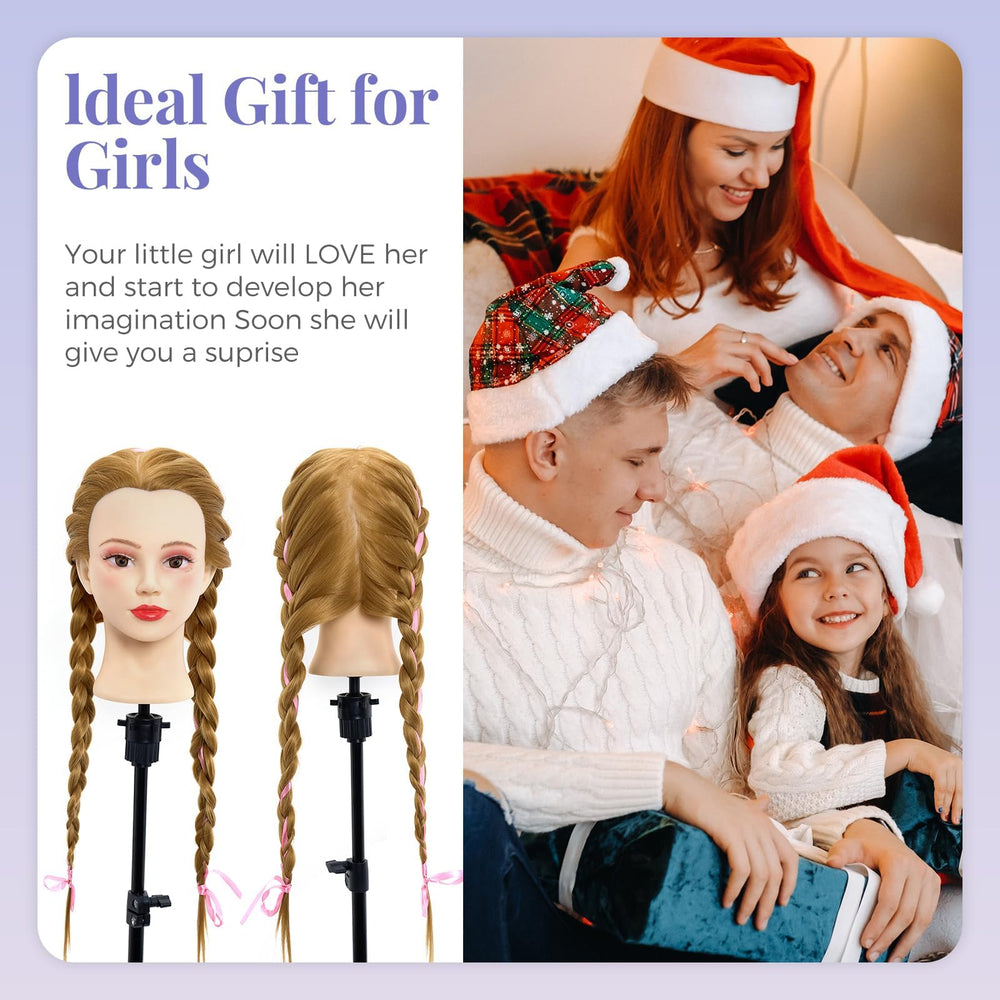 Neverland Beauty & Health display-ready head offering versatile styling ideas.