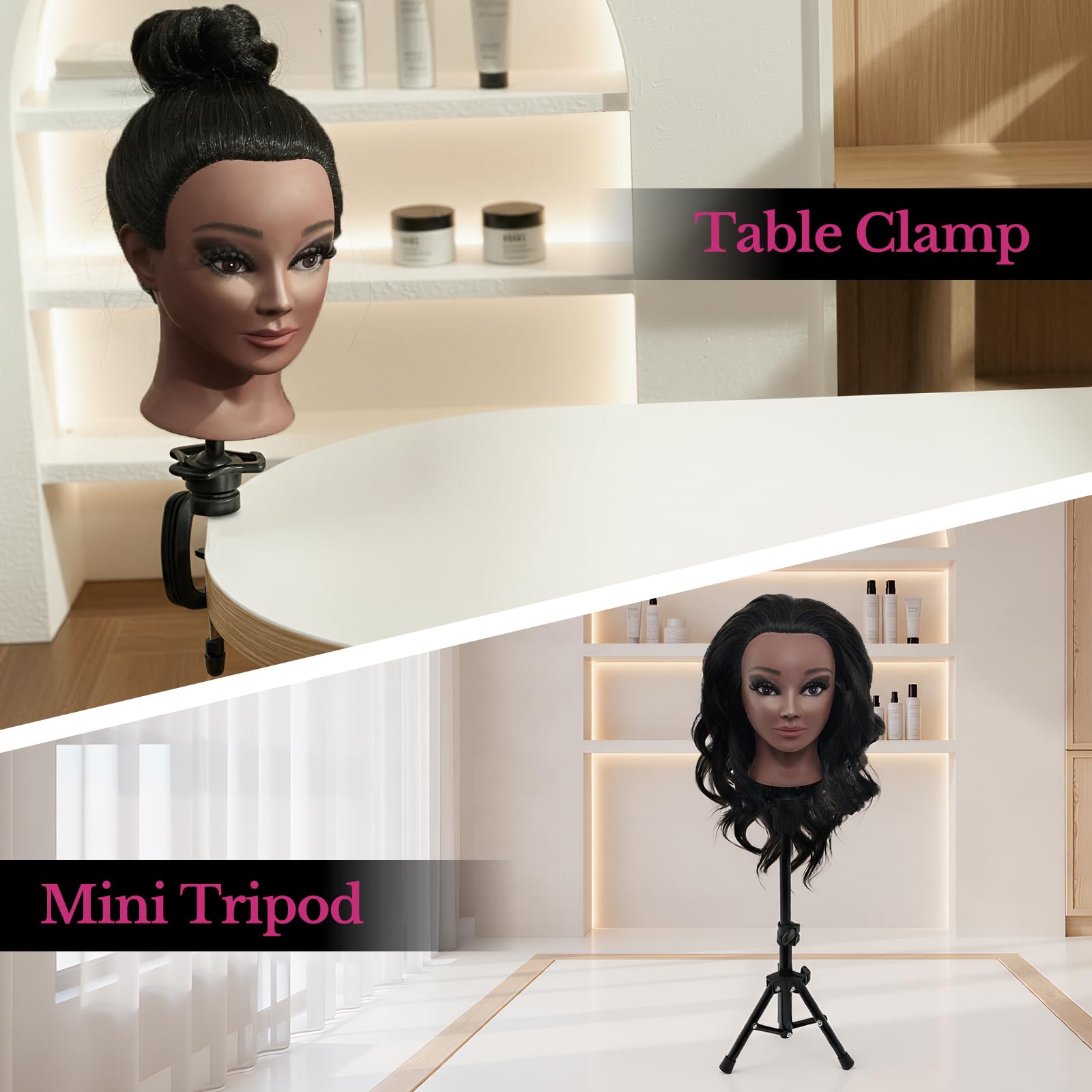 Neverland Beauty professional-grade head for students and stylists to refine braiding and updos.