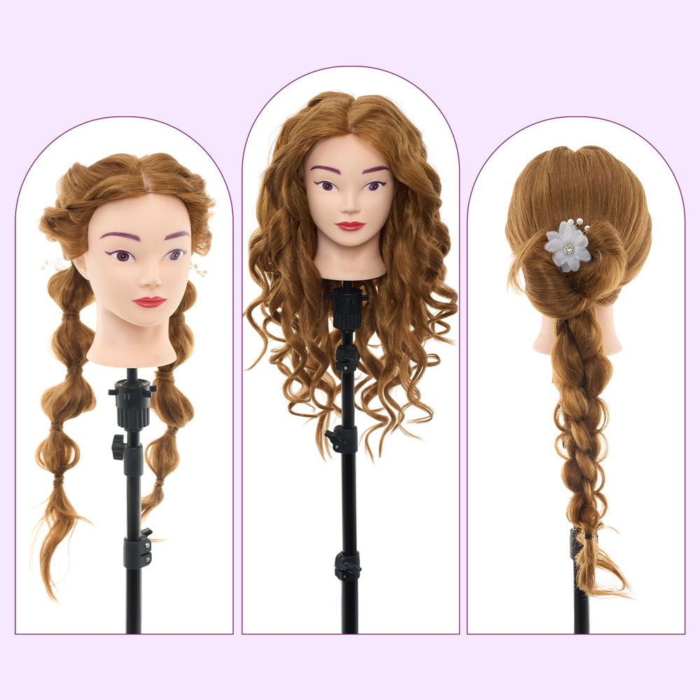 Neverland gift-ready cosmetology head ideal for students and professionals.