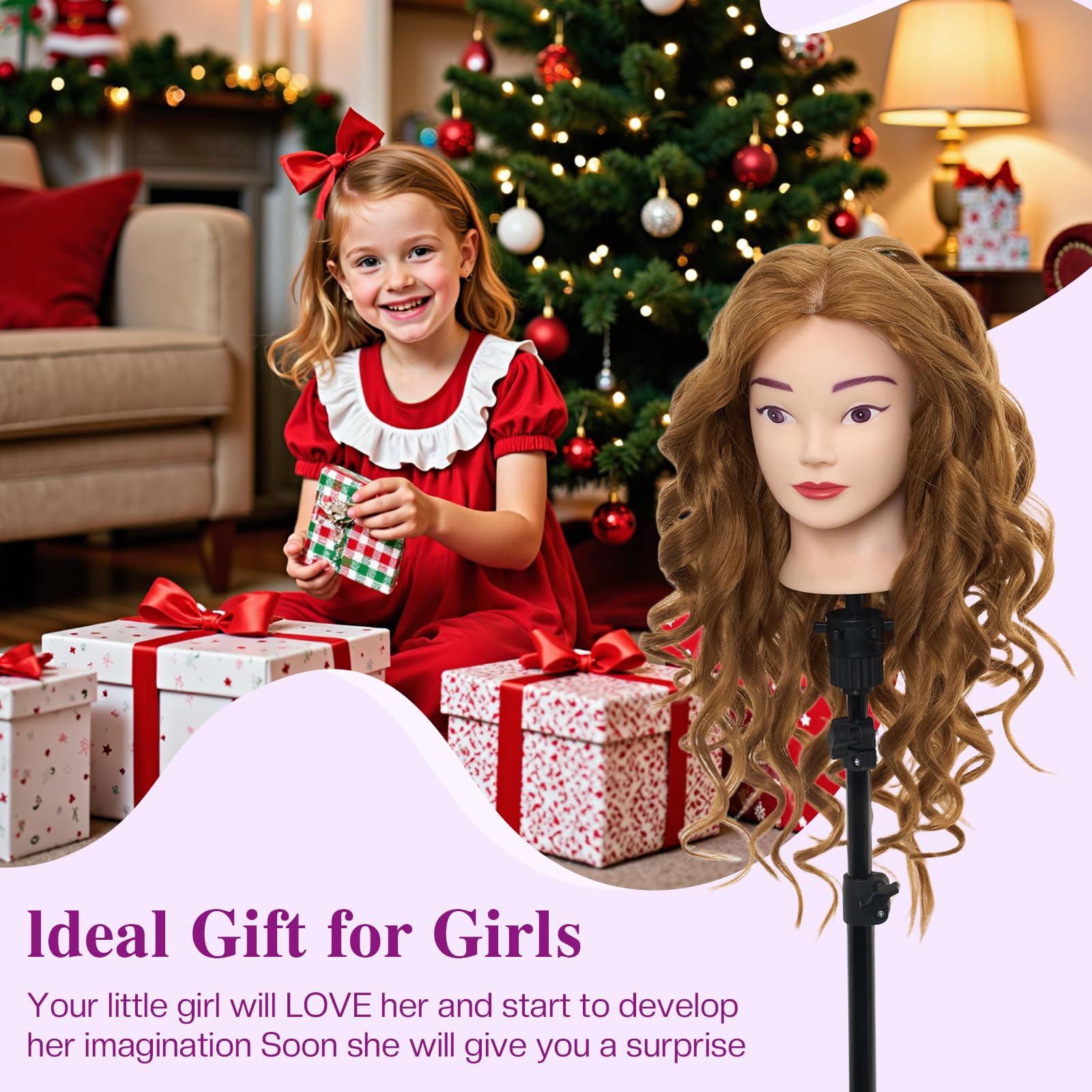 Neverland Beauty & Health clean mannequin hair ensures hygienic practice sessions.