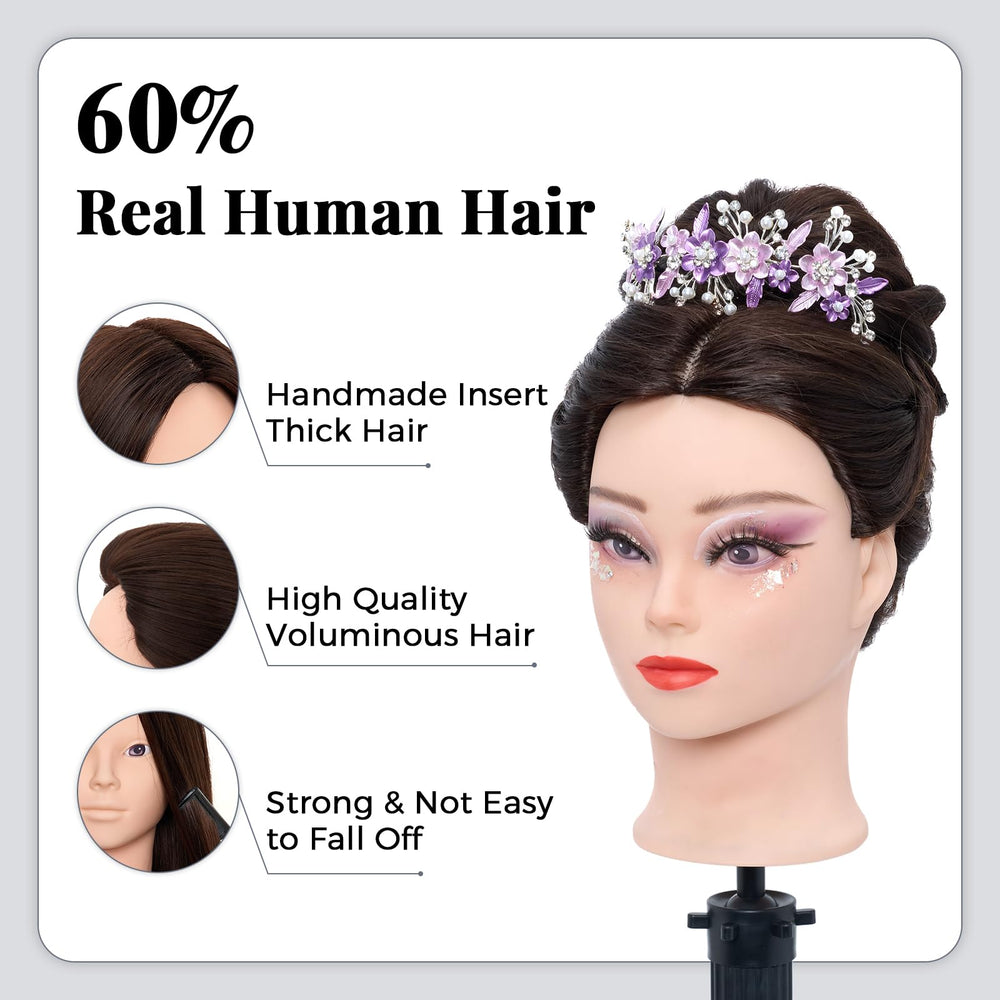 Neverland 80percent-human-hair closeup shows natural texture for braiding.