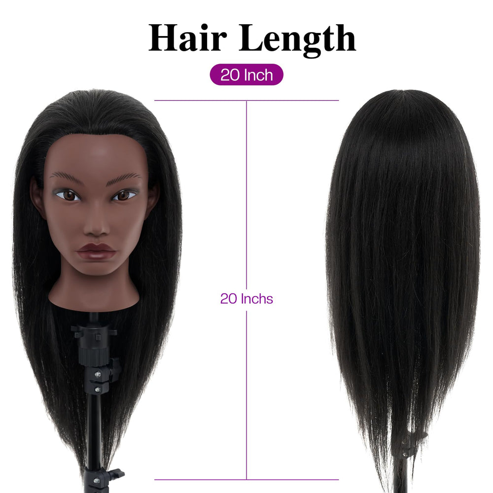 Neverland mannequin head braiding set ideal for students and professionals learning styling.