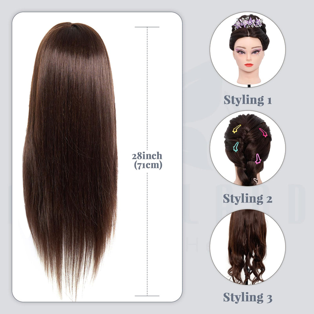 Neverland mannequin head braiding practice ready for new hairstyles.