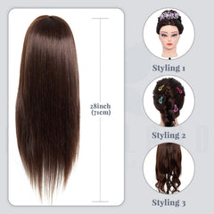 Neverland mannequin head braiding practice ready for new hairstyles.