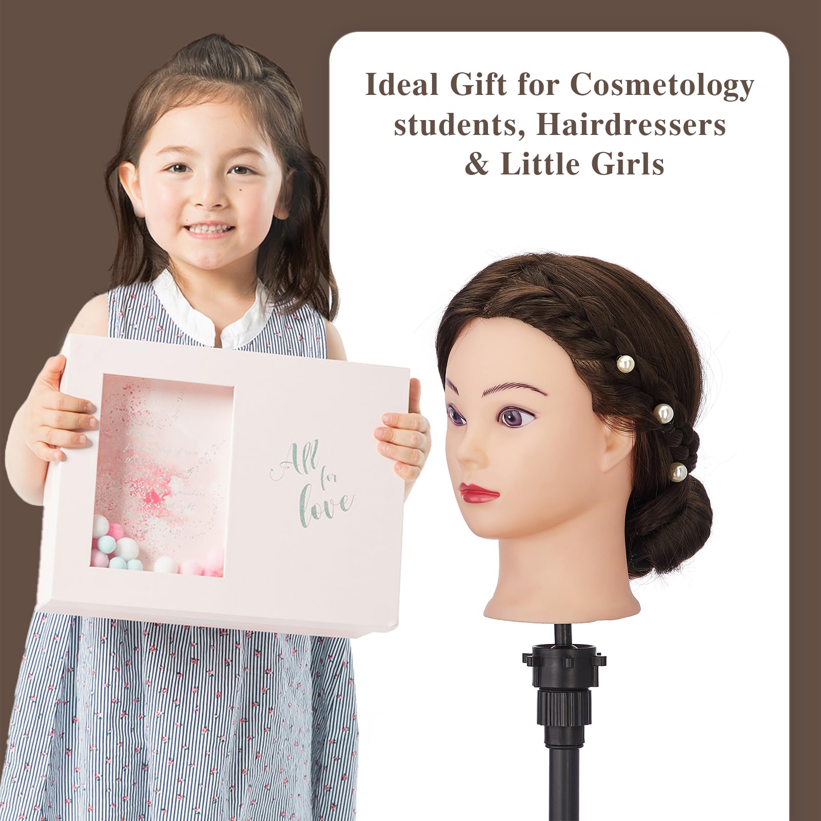Neverland Beauty & Health DIY styling kit included with the mannequin head.