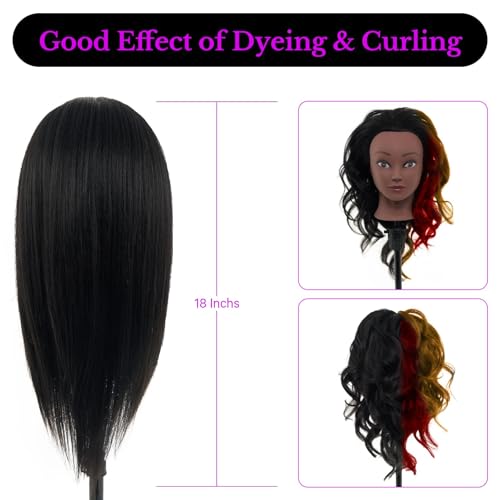 Neverland Mannequin Head Hair Styling Practice captures beginner-friendly practice for professional results.