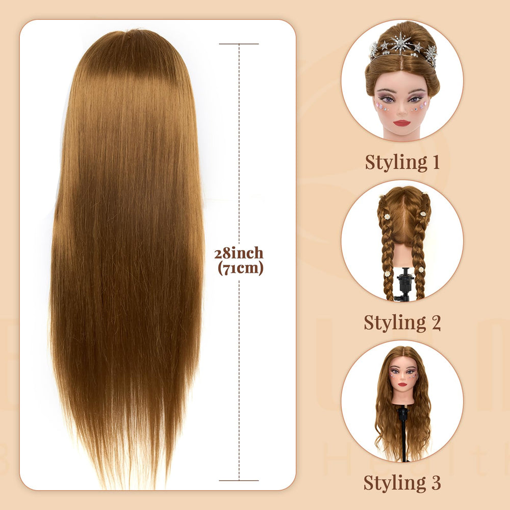 Neverland mannequin head table clamp and stand for stable styling