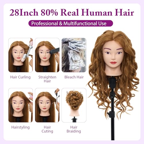 Neverland table clamp stand securely holds the mannequin head during professional training.