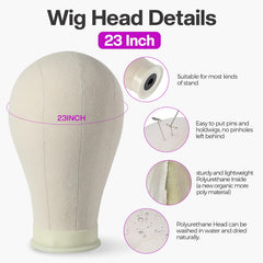 Neverland wig head tripod stand enabling stable on-desk styling.