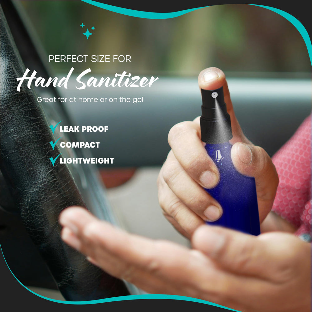 Nevlers travel-size spray bottle fits purses and pockets for on-the-go refreshes.
