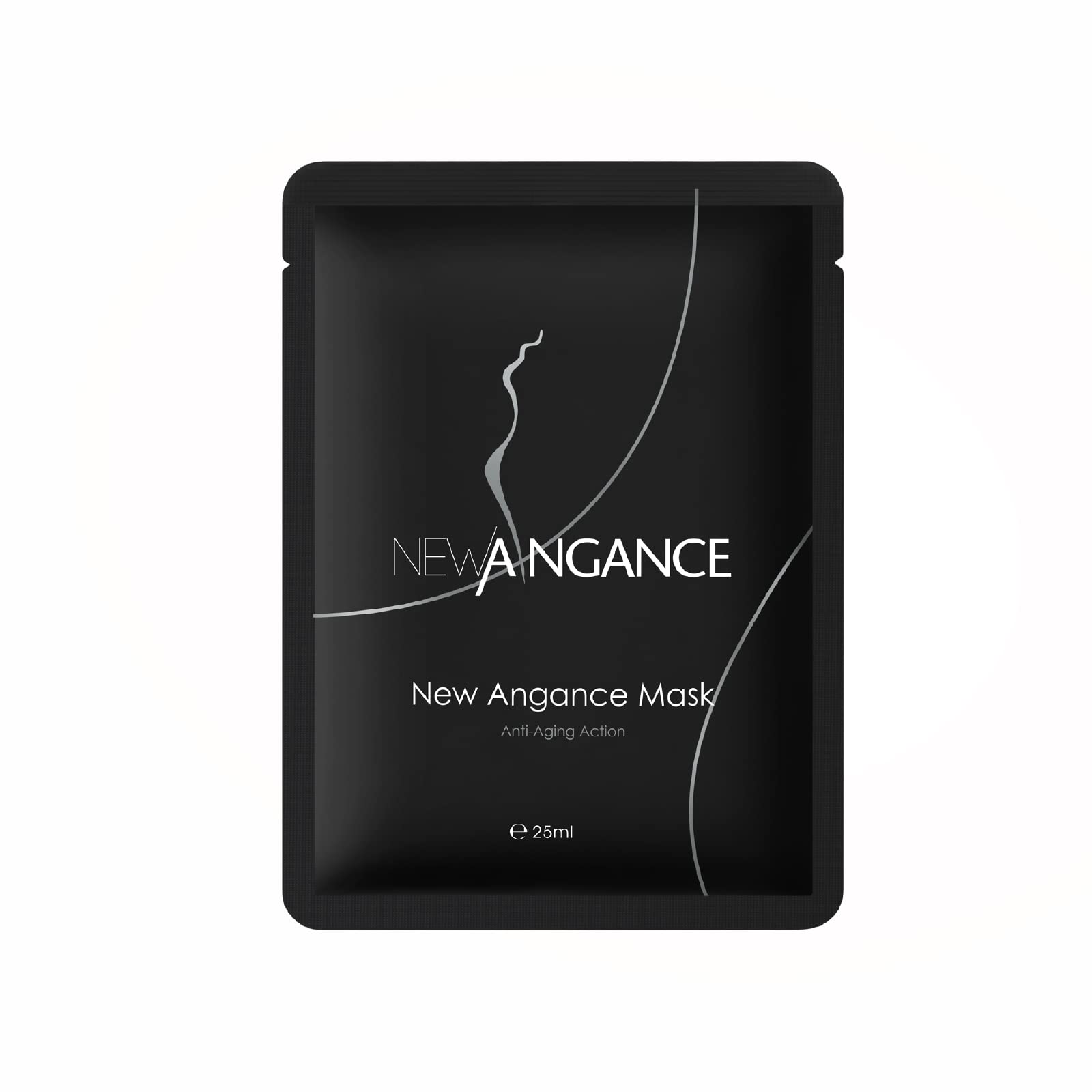 New Angance mask sheet texture close-up shows thin breathable material.