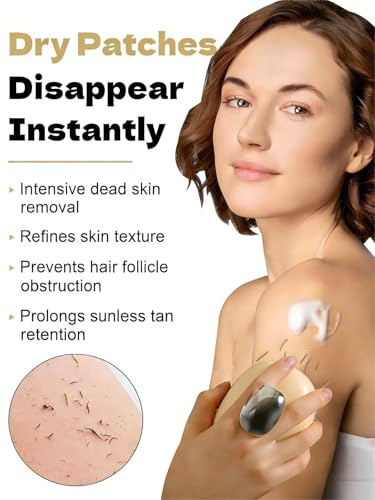 New Deep Exfoliating Body Scrubber demonstrates 2-in-1 massage and exfoliation in one tool.