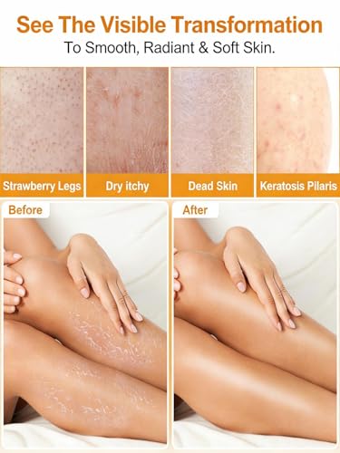 New Deep Exfoliating Body Scrubber boasts durable construction for long-term use.
