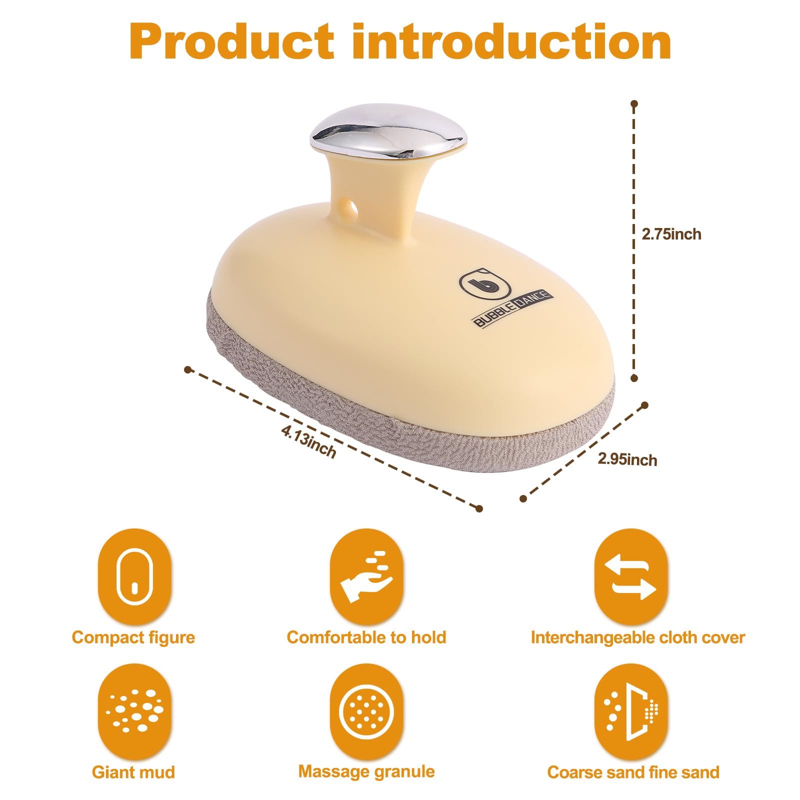 New Deep Exfoliating Body Scrubber features unisex design for all genders.