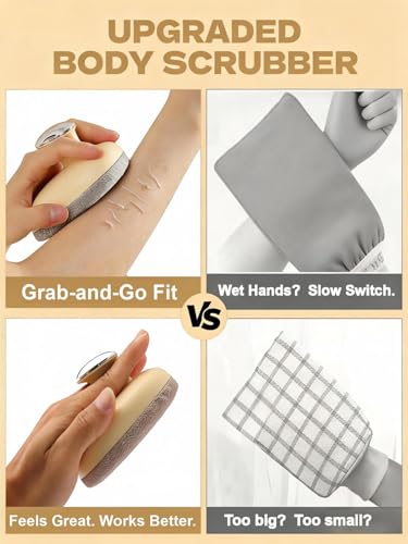 New Deep Exfoliating Body Scrubber pad options support sensitive and tougher exfoliation needs.