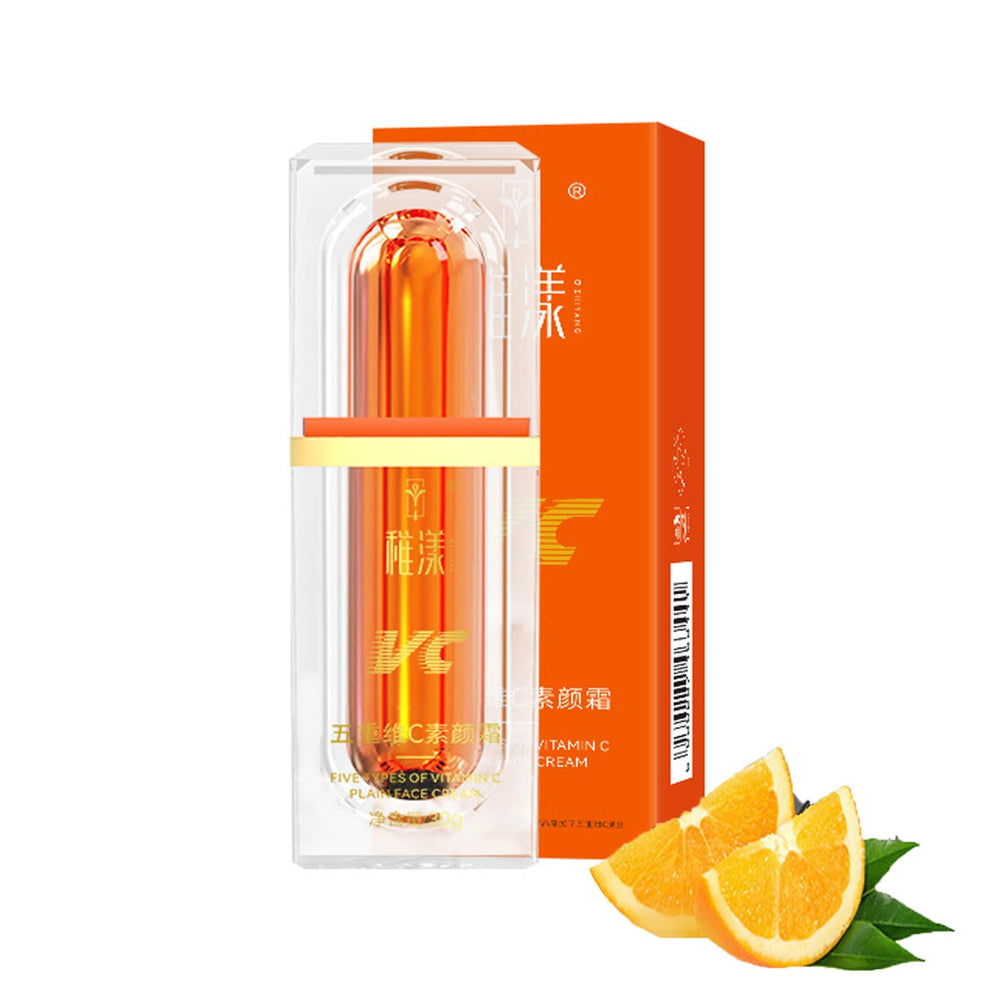 New Irven Five Vitamin C Tone-Up Cream jar closeup highlights brightening and hydration.