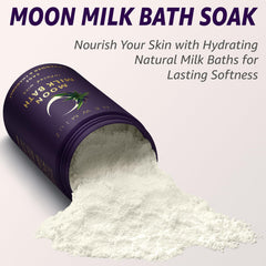 Closeup of powder texture from New Miuz sage bath for calming ritual.
