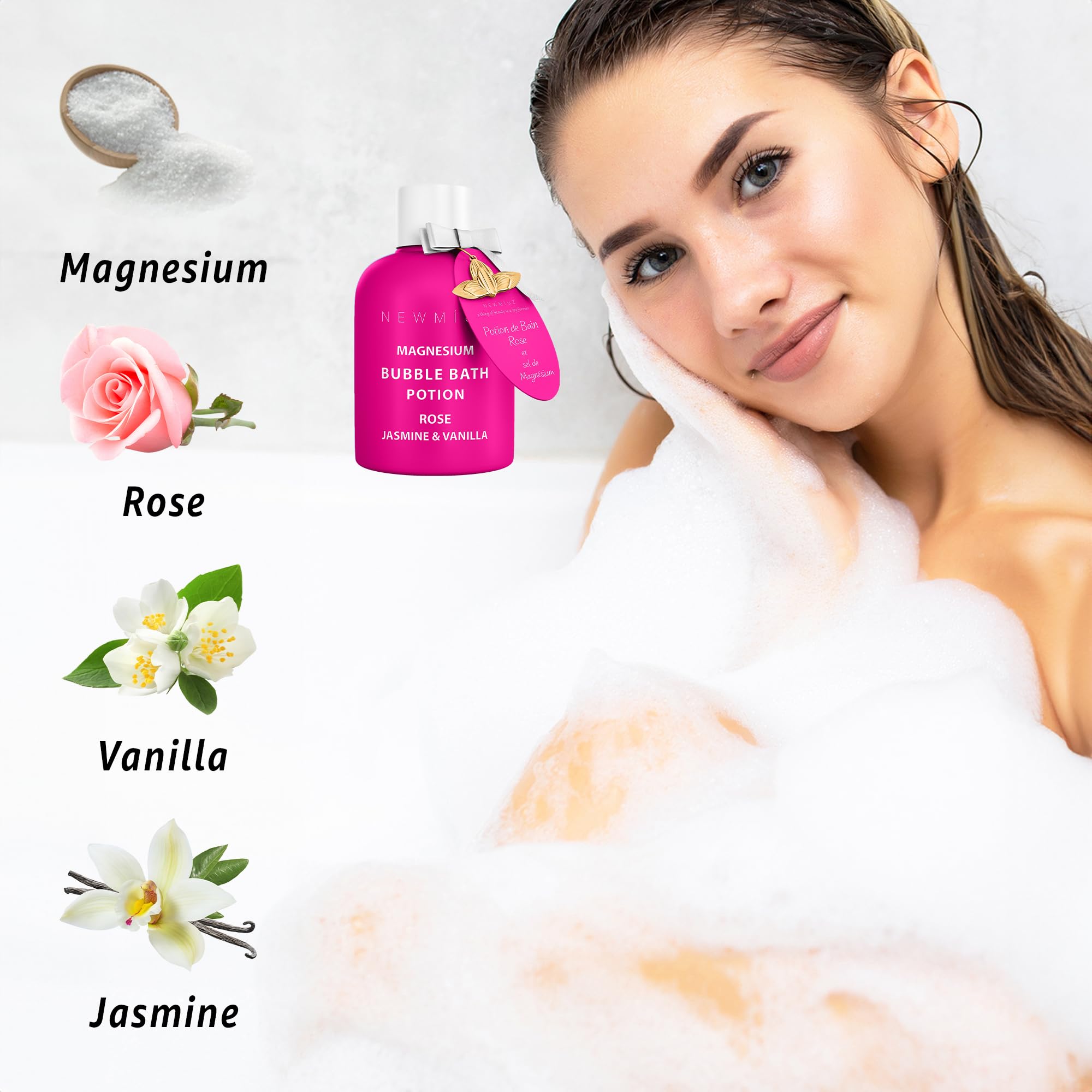New Miuz Epsom-salt infusion image of crystals indicating muscle-relief and relaxation benefits