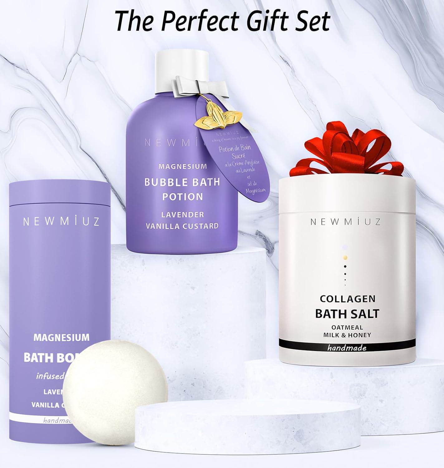 New Miuz gift-set bath bombs showcased for gifting on special occasions