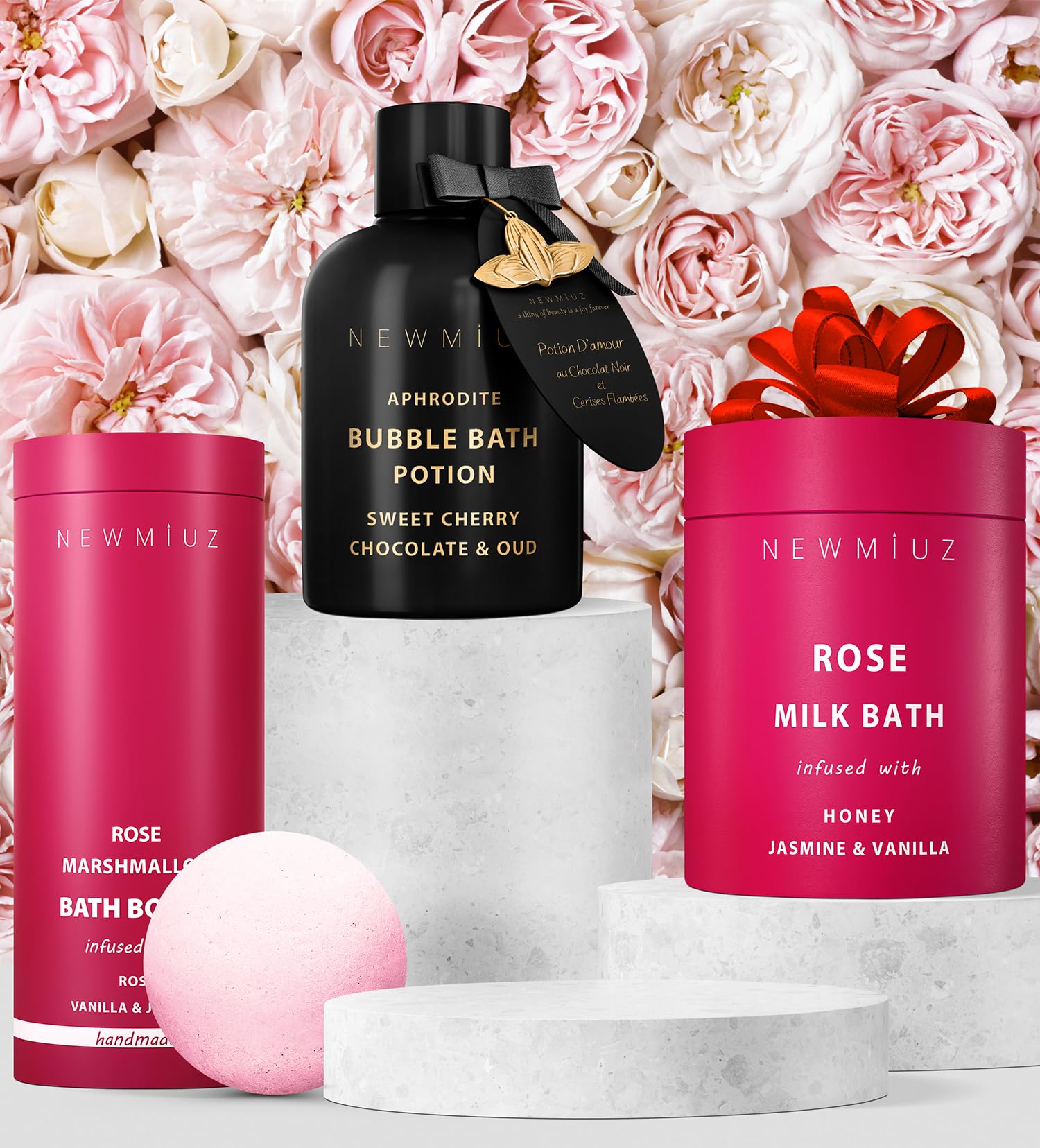 New Miuz luxury gift packaging adds premium spa gift appeal.