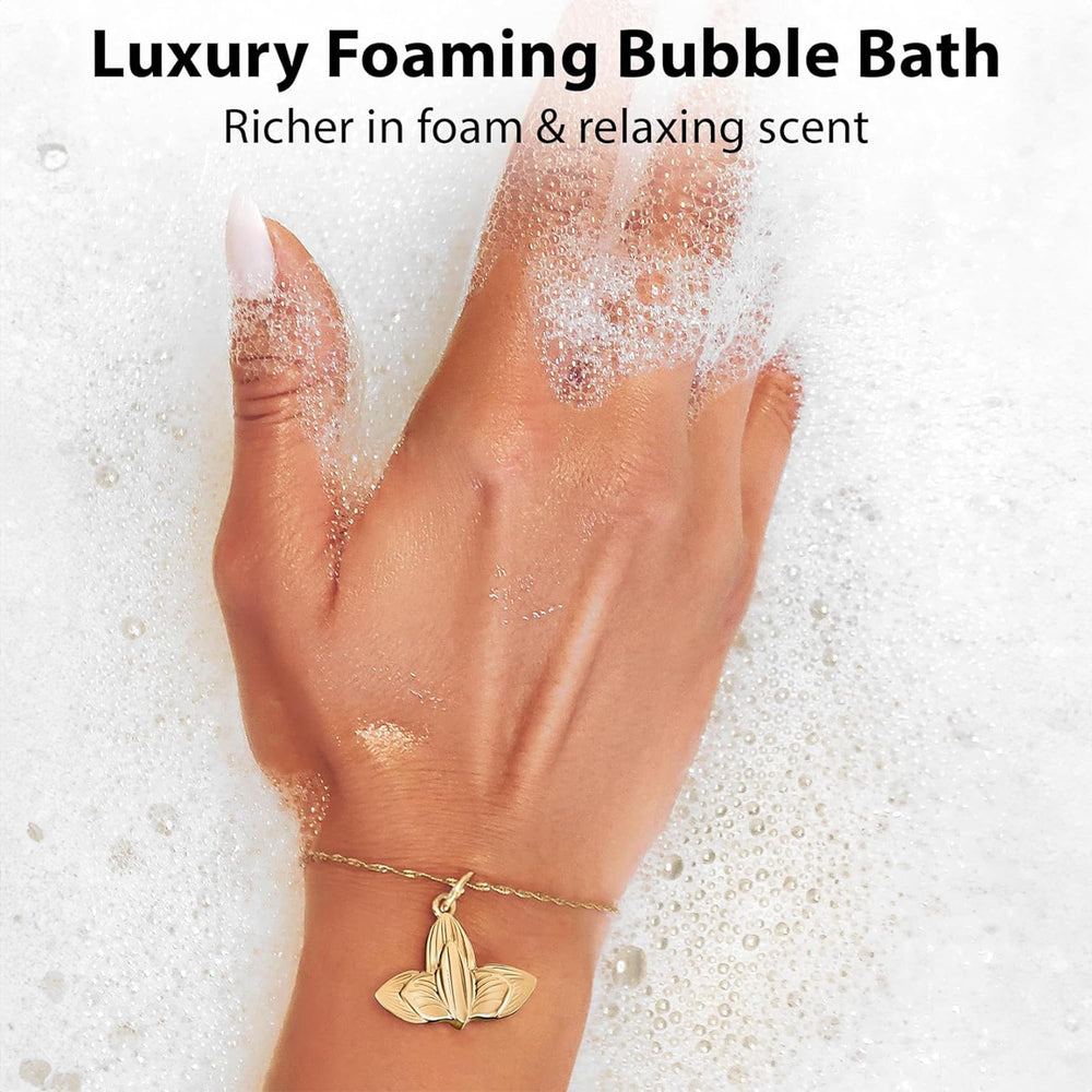 New Miuz Relaxing-bath-scene during evening routine emphasizing stress relief and mindful unwind