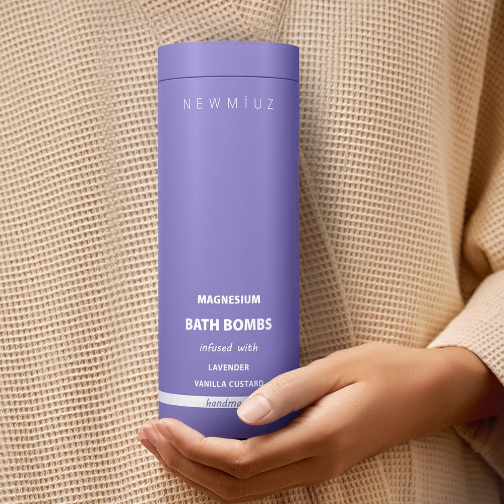 New Miuz sensitive skin bathbomb ready for gentle, reassuring use