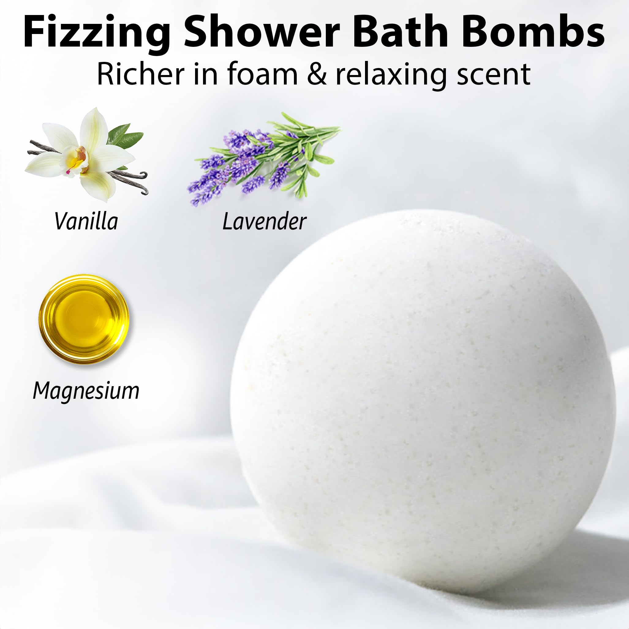 New Miuz shea butter enriched bathbomb image emphasizes deep moisture