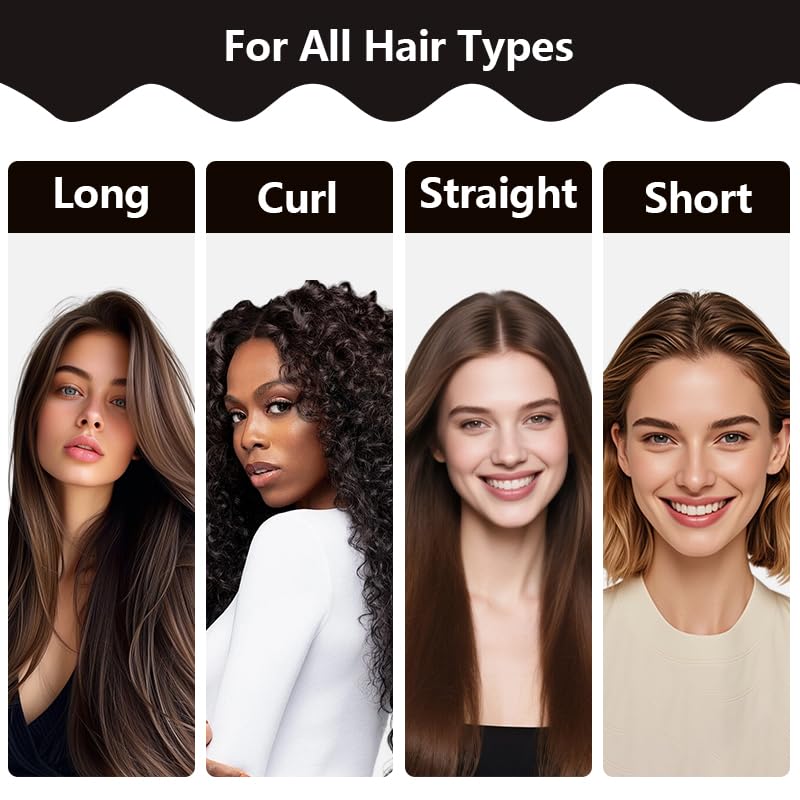 NEW NOAM heatless curls long-hair result showing voluminous waves.