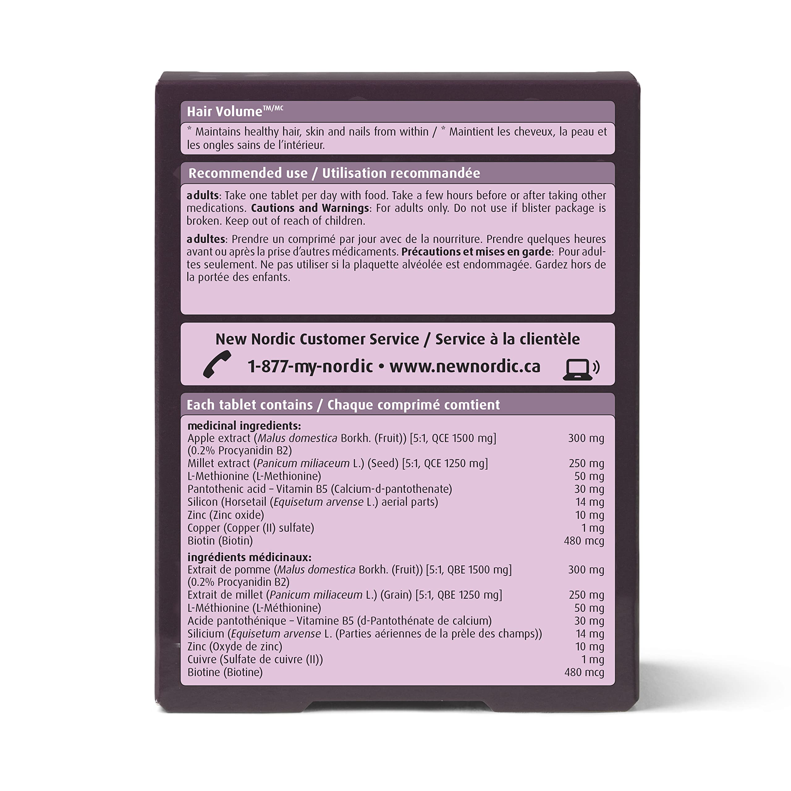 NEW NORDIC tablet held in hand showing one-tablet-a-day simplicity and portability