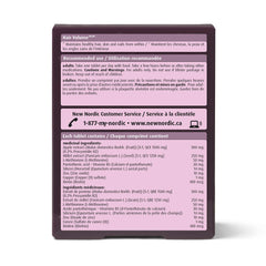 NEW NORDIC tablet held in hand showing one-tablet-a-day simplicity and portability