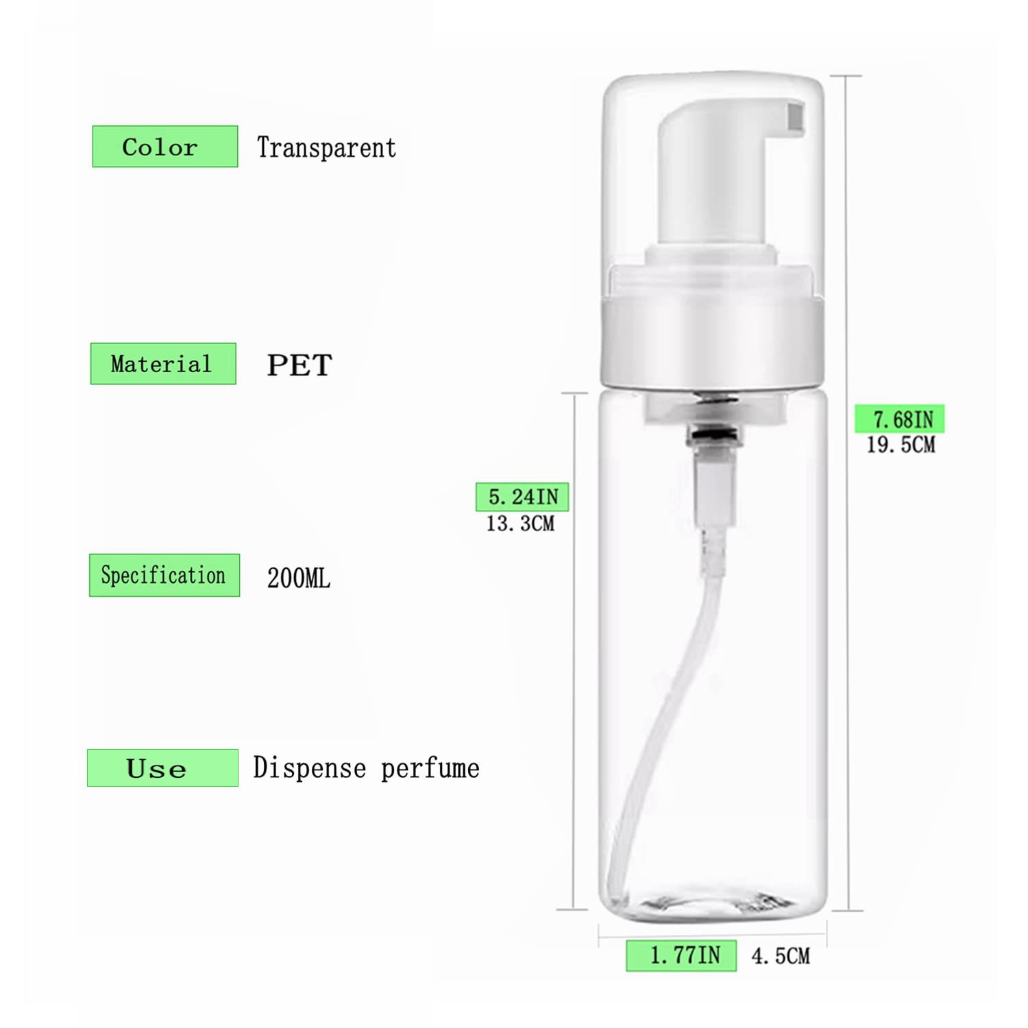 New Star Tattoo empty foam spray bottle 200ml for DIY hand wash and gifts