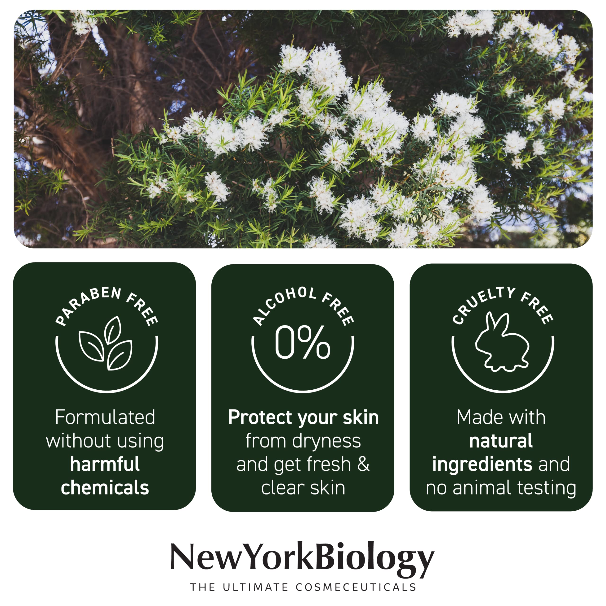 New York Biology Aloe Vera Gel dispensing closeup shows smooth texture for easy layering