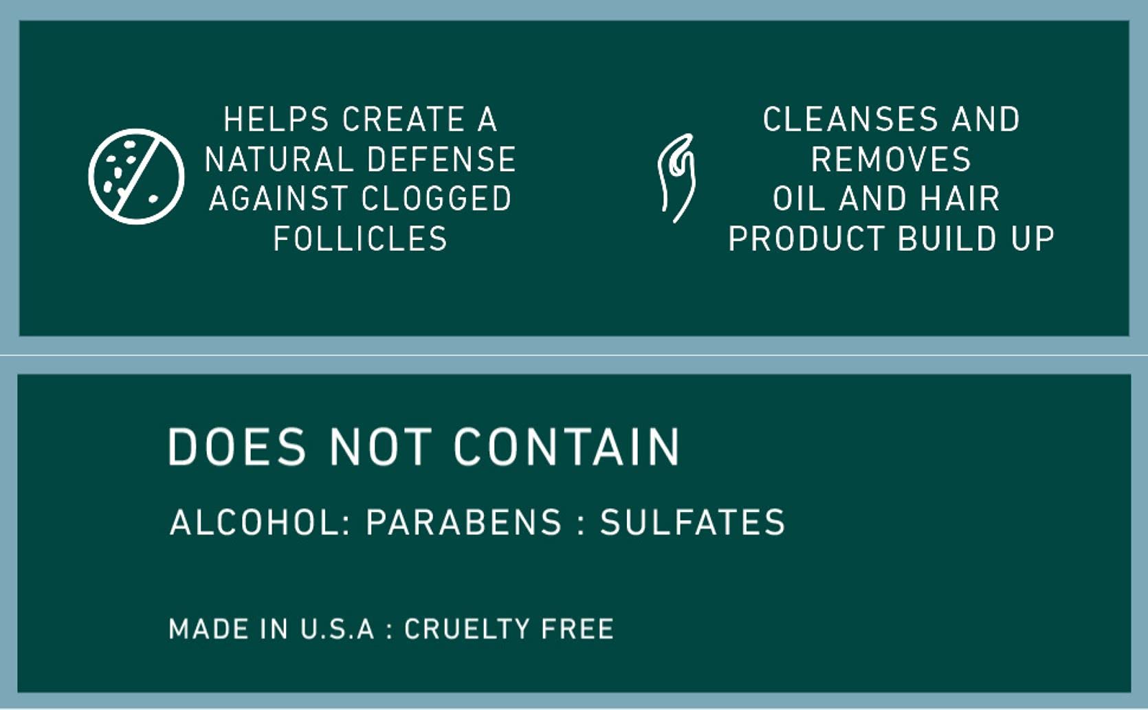 New York Biology Apple Cider Vinegar Shampoo USA-made formula free from sulfates